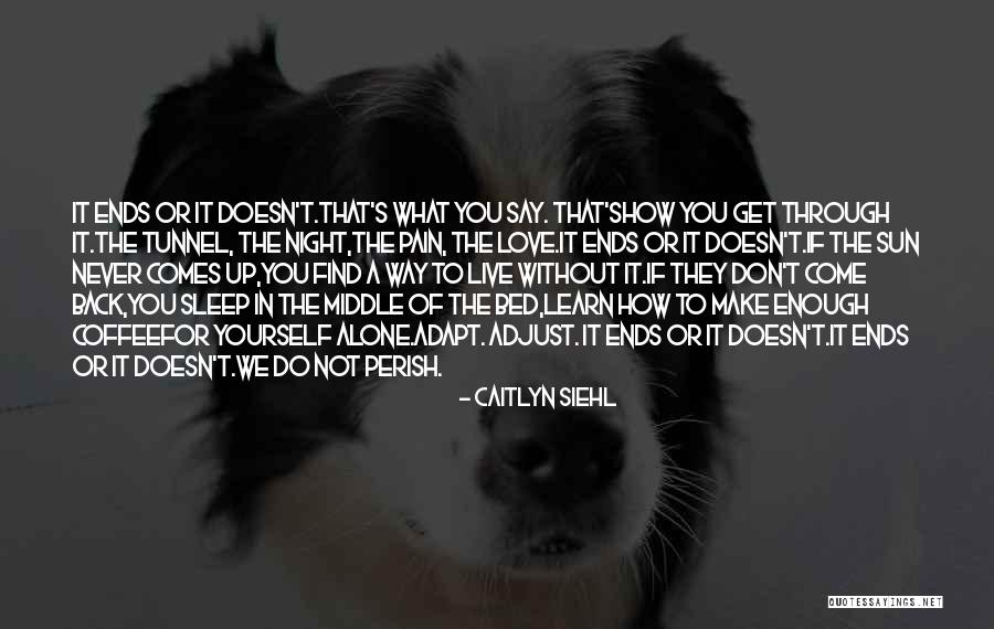 Alone Without You Quotes By Caitlyn Siehl Alone Without You Quotes By Caitlyn Siehl