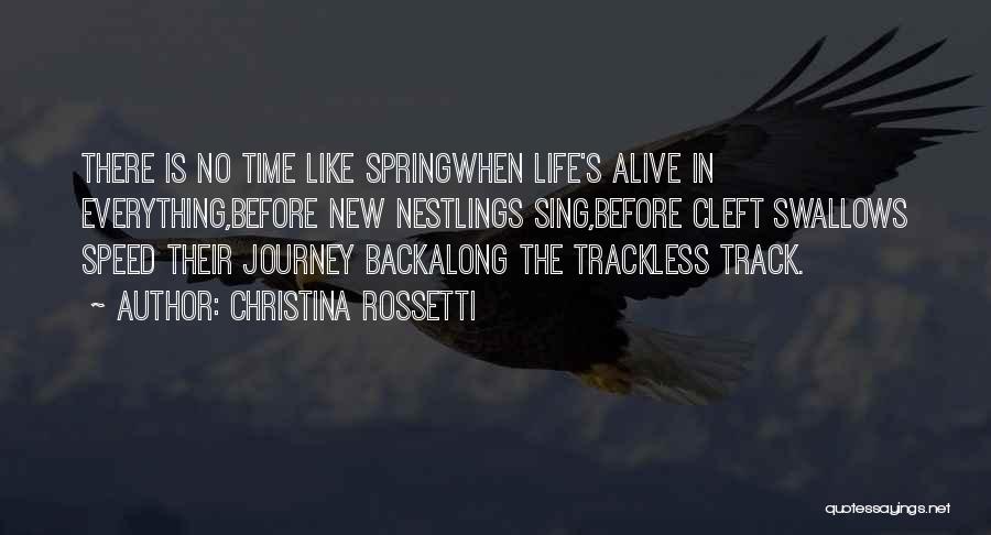 Along The Journey Quotes By Christina Rossetti