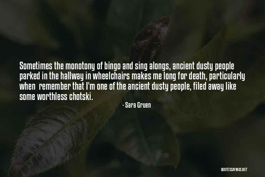 Alongs Quotes By Sara Gruen Alongs Quotes By Sara Gruen