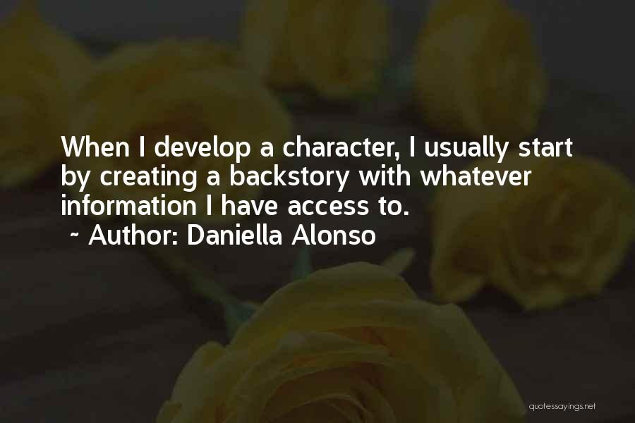 Alonso Quotes By Daniella Alonso