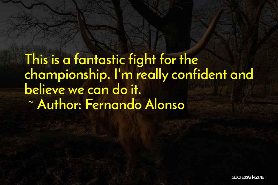 Alonso Quotes By Fernando Alonso