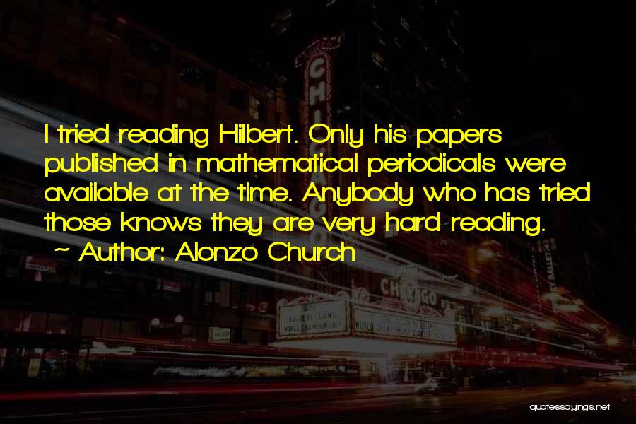 Alonzo Quotes By Alonzo Church