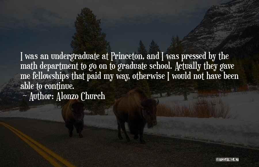 Alonzo Quotes By Alonzo Church