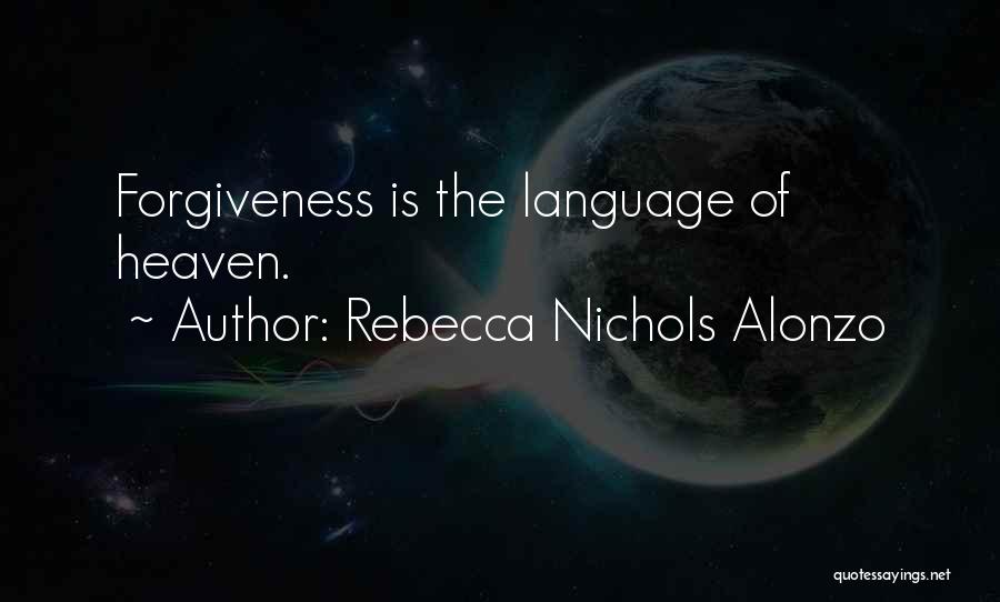 Alonzo Quotes By Rebecca Nichols Alonzo