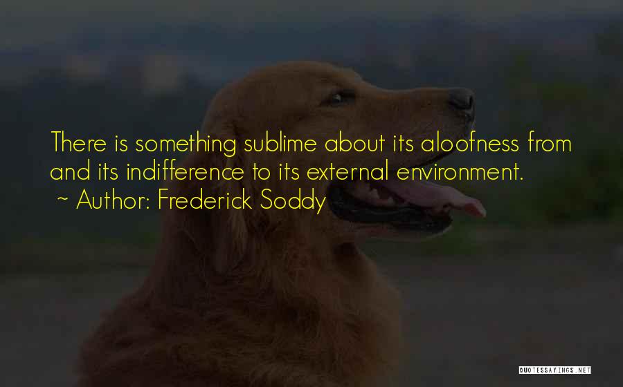 Aloofness Quotes By Frederick Soddy