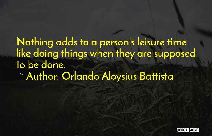 Aloysius Quotes By Orlando Aloysius Battista