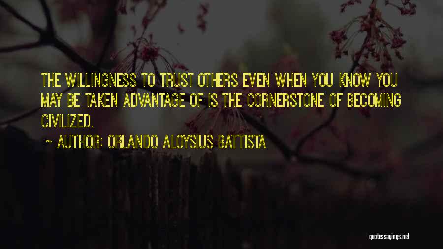 Aloysius Quotes By Orlando Aloysius Battista