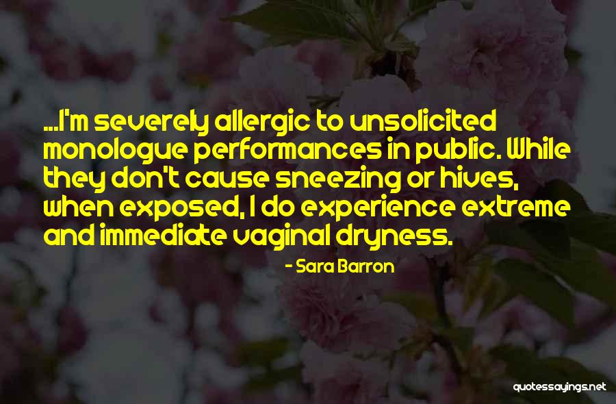 Alpeyrie Jonathan Quotes By Sara Barron Alpeyrie Jonathan Quotes By Sara Barron
