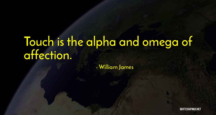 Alpha And Omega Quotes By William James