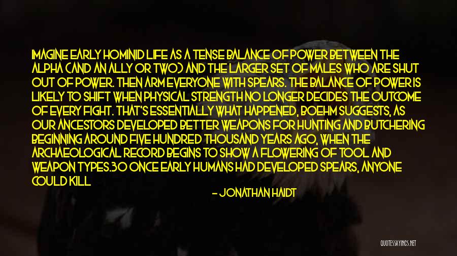 Alpha Males Quotes By Jonathan Haidt