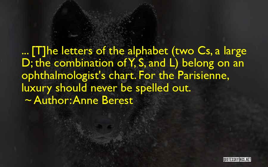 Alphabet C Quotes By Anne Berest