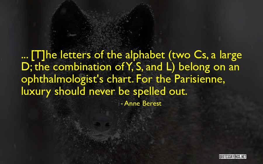 Alphabet C Quotes By Anne Berest