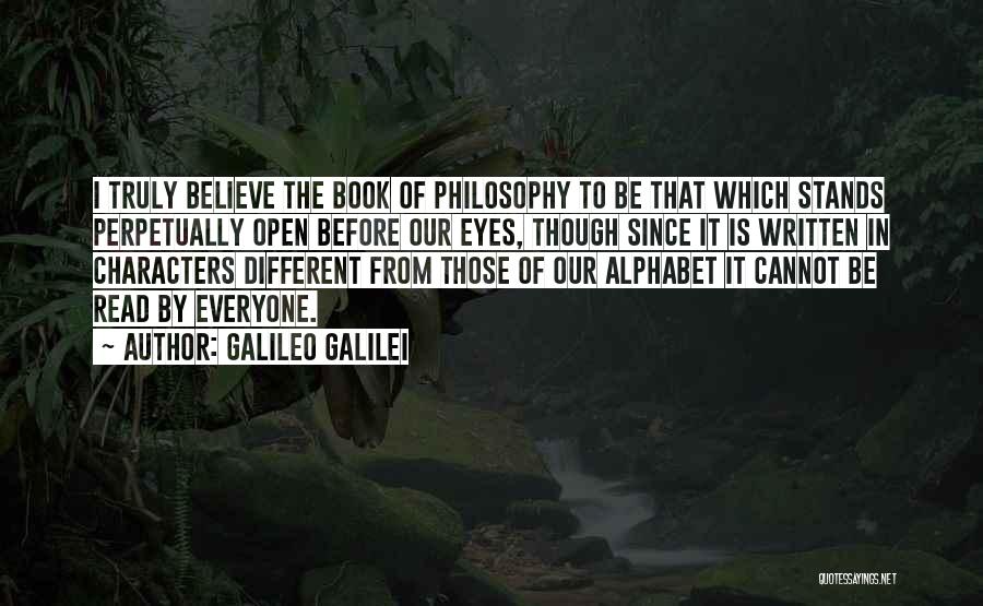 Alphabet Quotes By Galileo Galilei