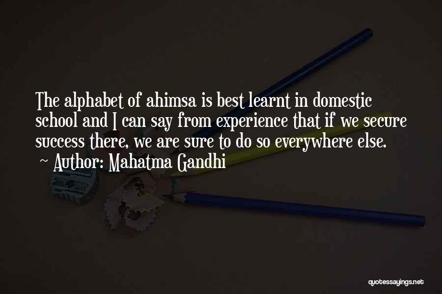 Alphabet Quotes By Mahatma Gandhi