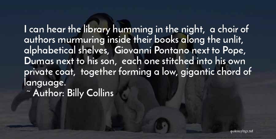 Alphabetical Quotes By Billy Collins