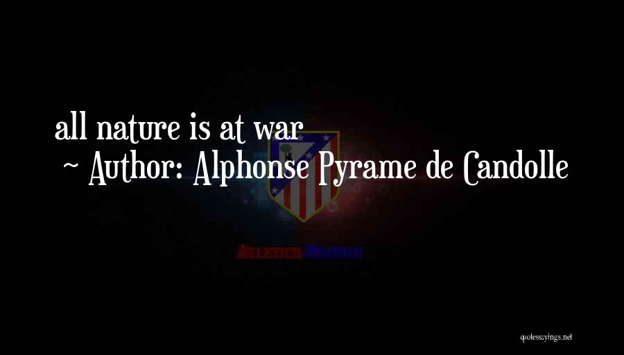 Alphonse Quotes By Alphonse Pyrame De Candolle