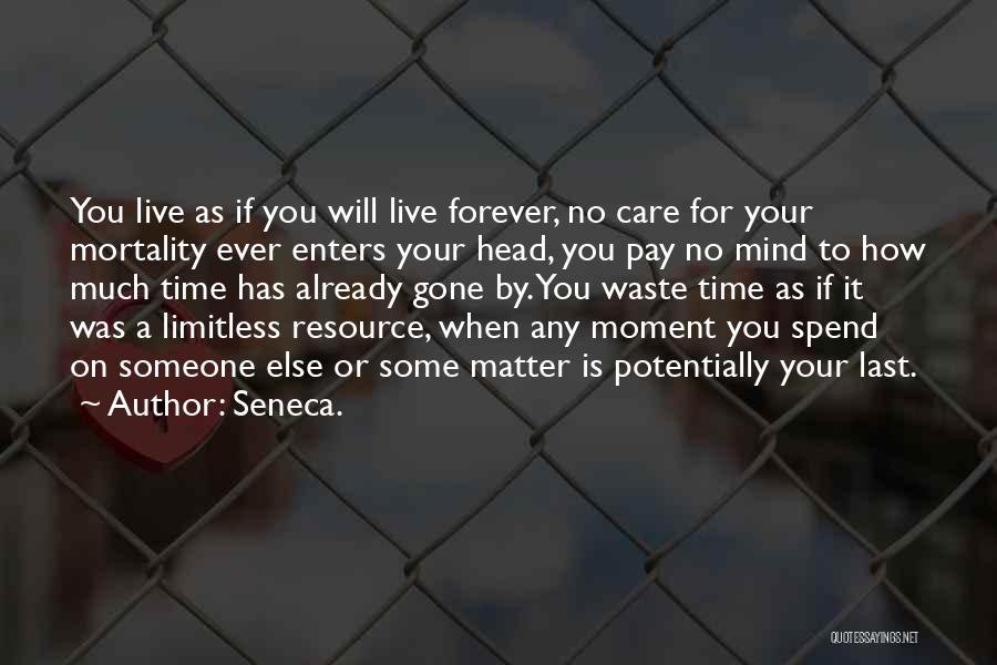 Already Gone Quotes By Seneca.