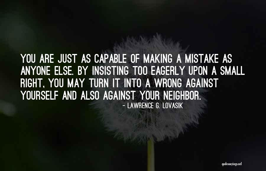 Also Wrong Quotes By Lawrence G. Lovasik Also Wrong Quotes By Lawrence G. Lovasik