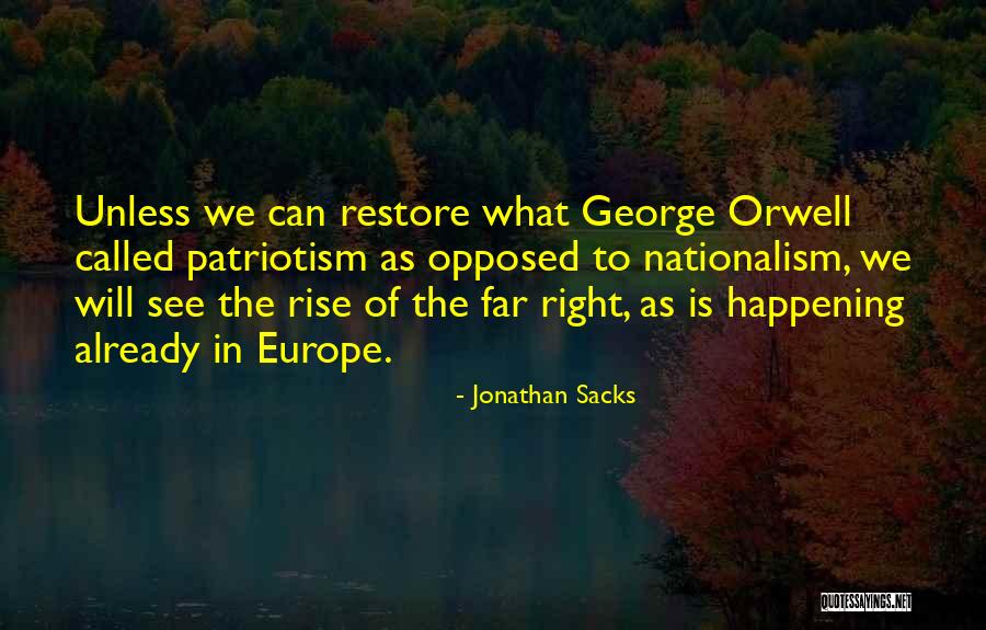 Alt Right Quotes By Jonathan Sacks