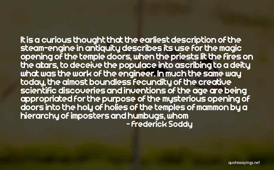 Altars Quotes By Frederick Soddy