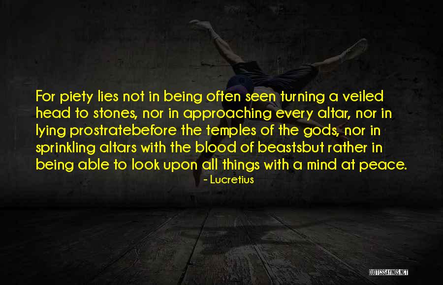 Altars Quotes By Lucretius