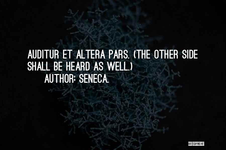 Altera Quotes By Seneca.