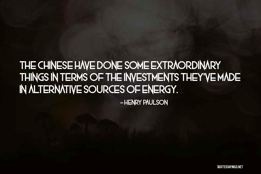 Alternative Investments Quotes By Henry Paulson Alternative Investments Quotes By Henry Paulson