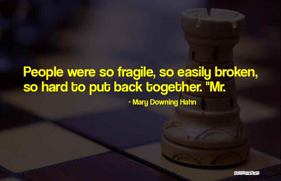Altheide Stockton Quotes By Mary Downing Hahn Altheide Stockton Quotes By Mary Downing Hahn