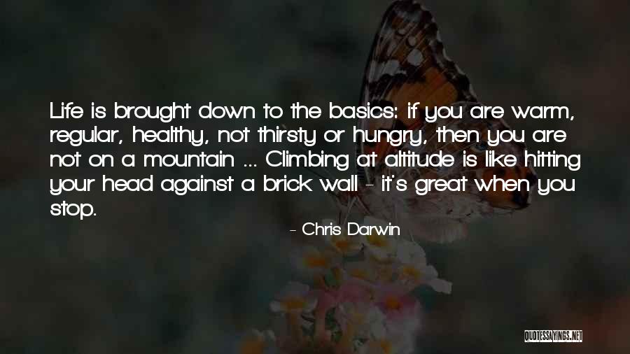 Altitude Quotes By Chris Darwin