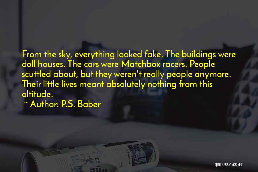 Altitude Quotes By P.S. Baber