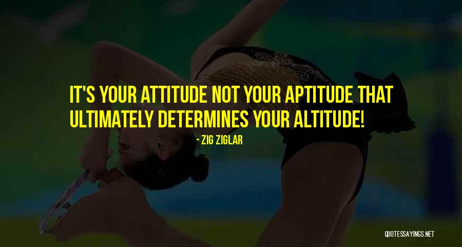 Altitude Quotes By Zig Ziglar