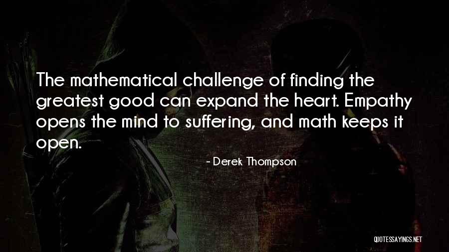 Altruism Quotes By Derek Thompson