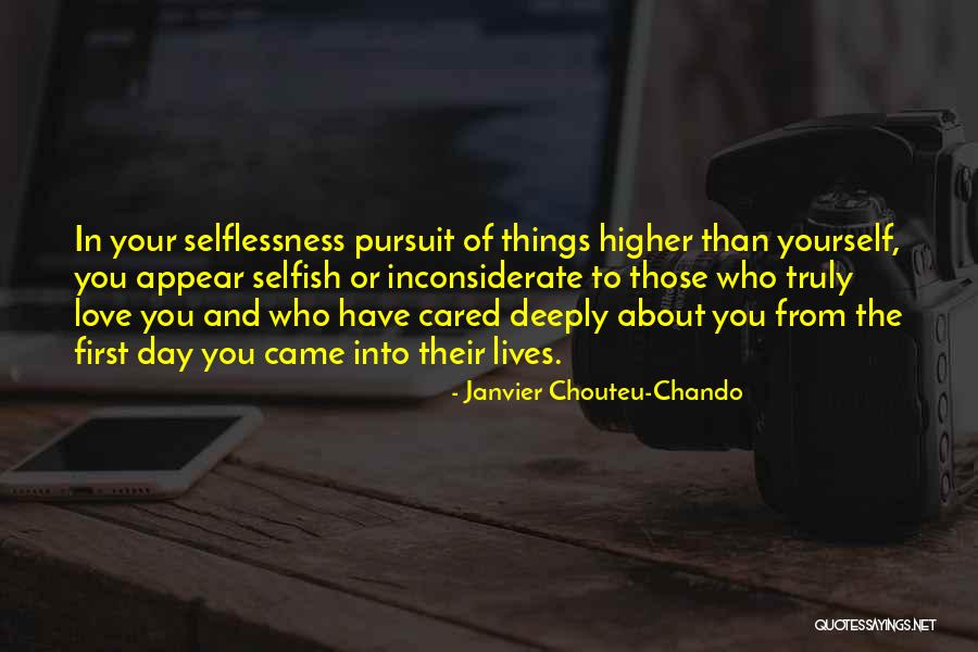 Altruism Quotes By Janvier Chouteu-Chando