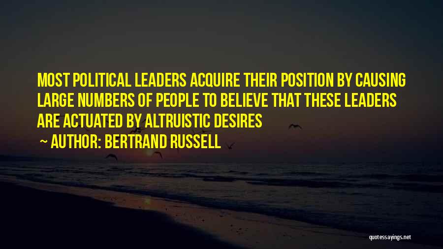 Altruistic Quotes By Bertrand Russell