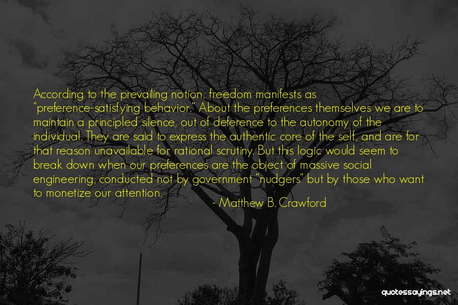 Altucher Network Quotes By Matthew B. Crawford Altucher Network Quotes By Matthew B. Crawford
