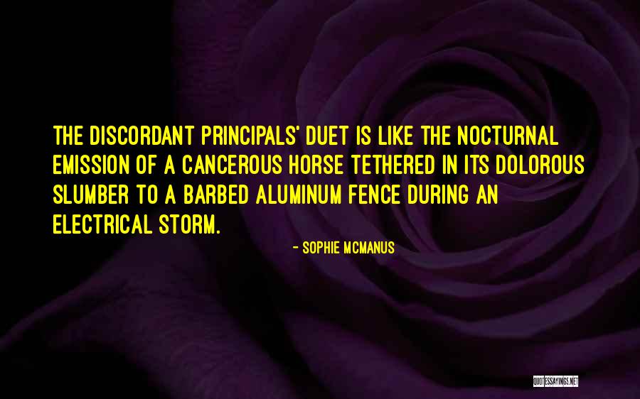 Aluminum Fence Quotes By Sophie McManus