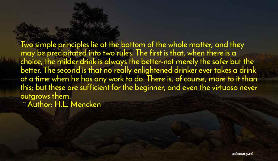 Always A Second Choice Quotes By H.L. Mencken