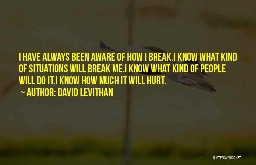 Always Been Hurt Quotes By David Levithan