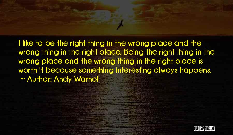 Always Being Wrong Quotes By Andy Warhol
