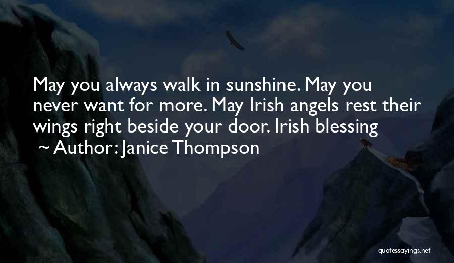 Always Beside You Quotes By Janice Thompson
