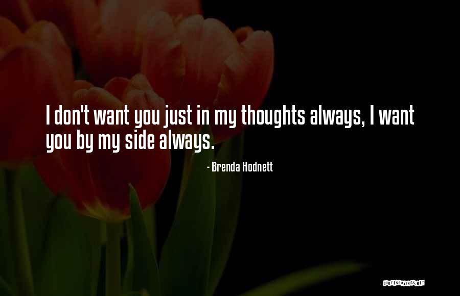 Always By My Side Quotes By Brenda Hodnett