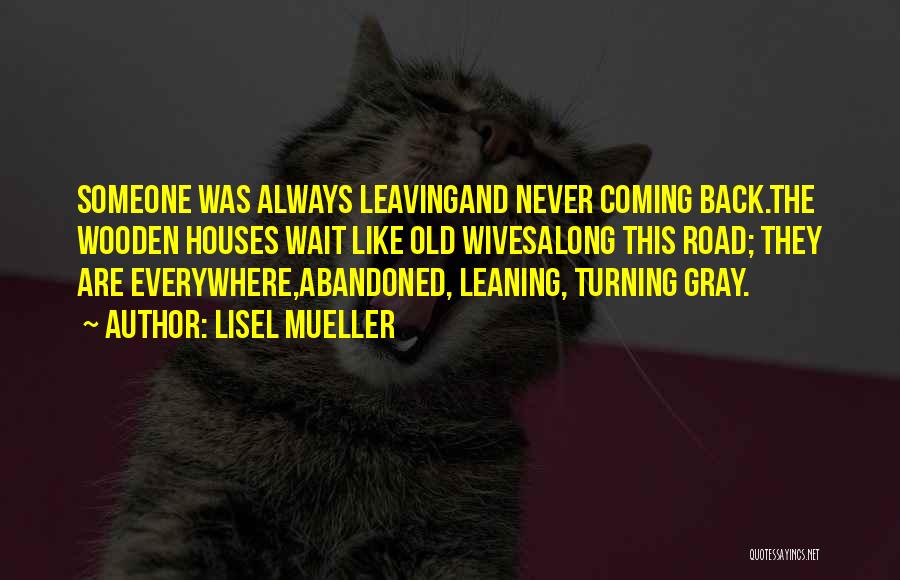 Always Coming Back To Each Other Quotes By Lisel Mueller