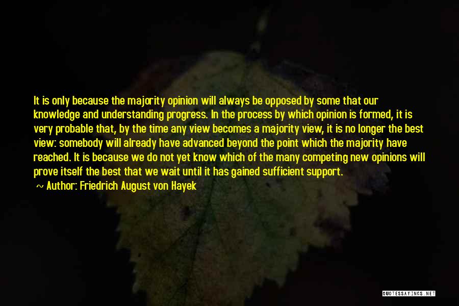 Always Competing Quotes By Friedrich August Von Hayek