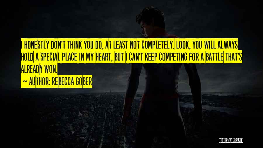 Always Competing Quotes By Rebecca Gober