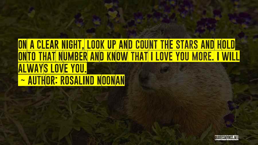 Always Count On You Quotes By Rosalind Noonan