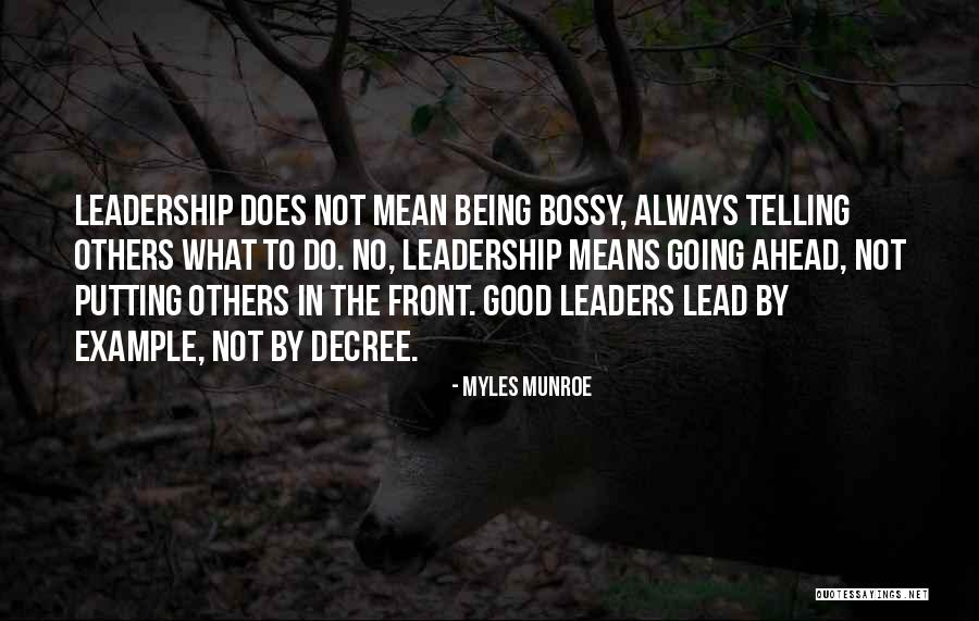 Always Do Good To Others Quotes By Myles Munroe