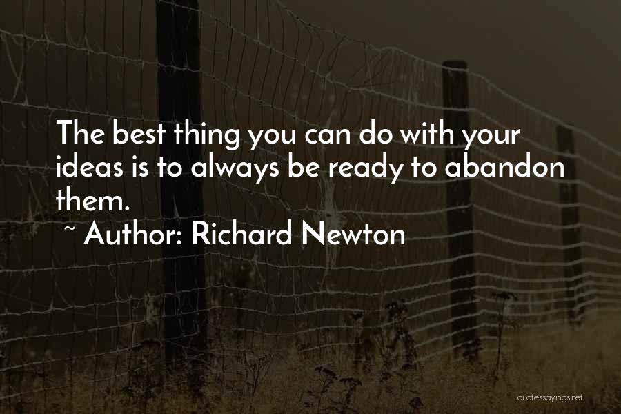 Always Do The Best Quotes By Richard Newton