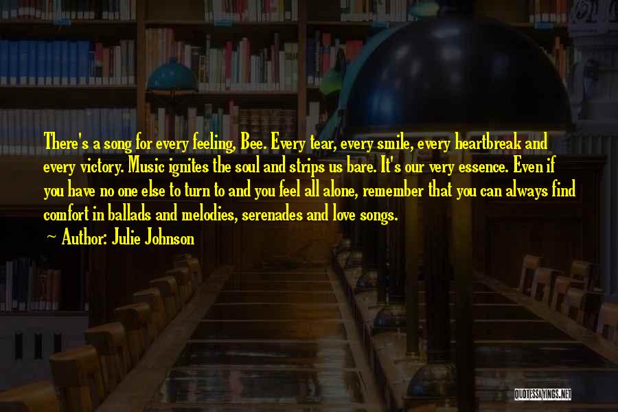 Always Feel Alone Quotes By Julie Johnson