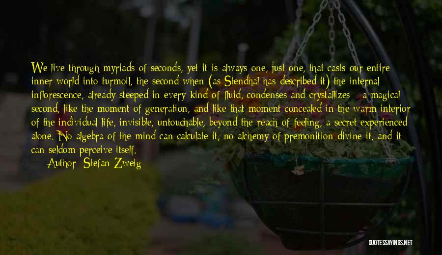 Always Feeling Second Best Quotes By Stefan Zweig