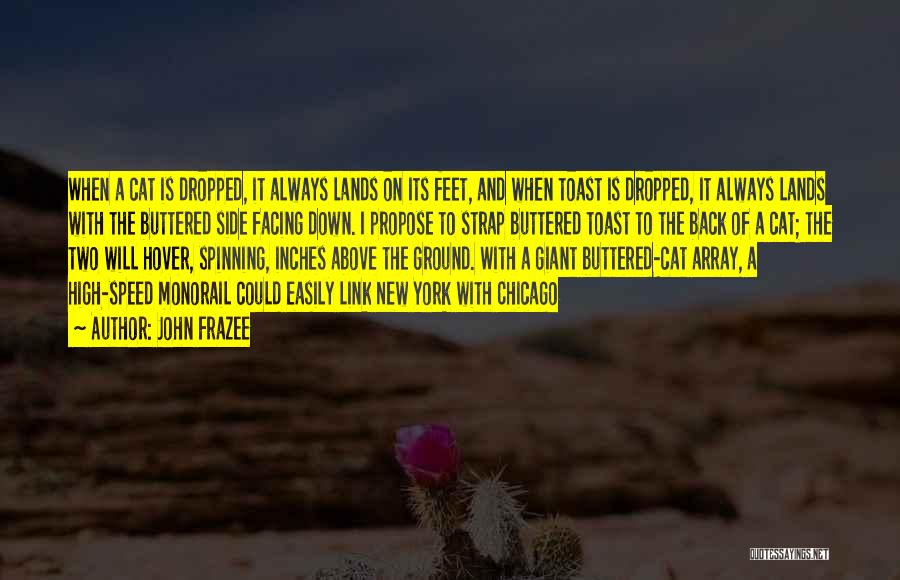 Always Feet On The Ground Quotes By John Frazee